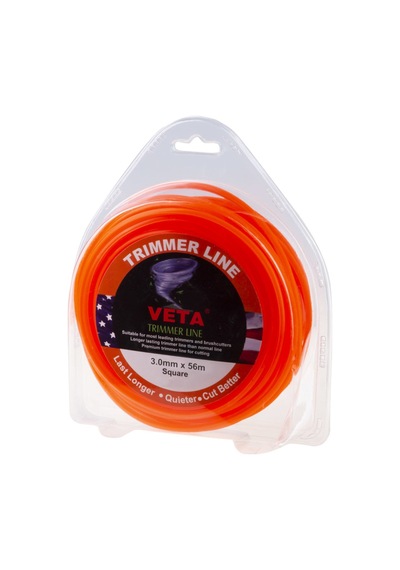 Veta 131481 Tırpan Misina Pro 3.0mm 56m Turuncu 4 Köşe