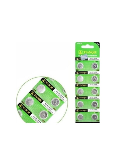 Gma Keys Tıanqıu Ag10 Oyuncak Hesap Makinası Işıklı Mum Pili Lr1130/lr54 /ag10 1.5 V 10 Adet Alkalin Pil