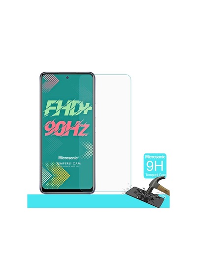 Microsonic Infinix Hot 11s Tempered Glass Cam Ekran Koruyucu