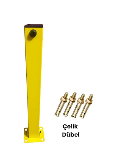 Kilitli Otopark Direği - 60 Cm Asma Kilit Hediyeli