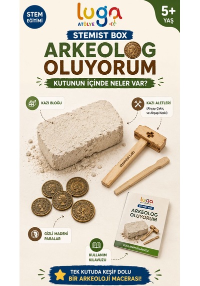 Stemist Box: Arkeolog Oluyorum Ahşap