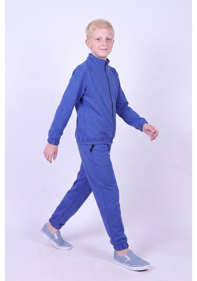 Fyk Kids Erkek Çocuk Dik Yaka Fermuarlı Beli Bağcıklı Lastik Paça Eşofman Takımı Mavi Fyk Kids Erkek Çocuk Dik Yaka Fermuarlı Beli Bağcıklı Lastik Paça Eşofman Takımı Mavi