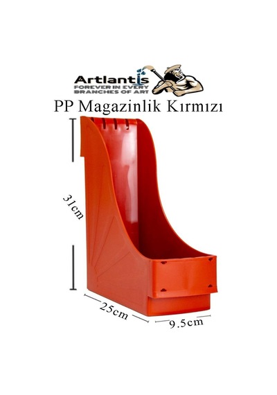 Plastik Magazinlik Kırmızı 2 Adet Plastik Kutu Klasörü Magazinlik A4 Dosya Ve Masa Düzenleyici Sınıf Ev Ofis
