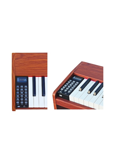 Jwin Sdp-88 Tuş Hassasiyetli 88 Tuşlu Dijital Piyano + Tabure - Kahverengi