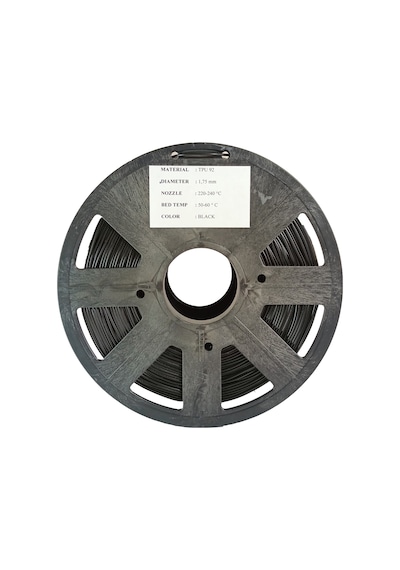 TPU FLEX ESNEK FİLAMENT 95A STANDART - SİYAH