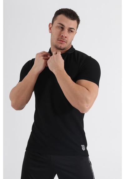 Diadora Alto Kamp Polo T-Shirt Siyah