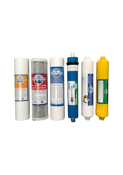 Su Arıtma Açık Cihaz Çift Sedimentli Mineral Filtreli 6lı Set