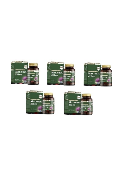 Nutraxin Milk Thistle 60 Kapsül 5 Adet