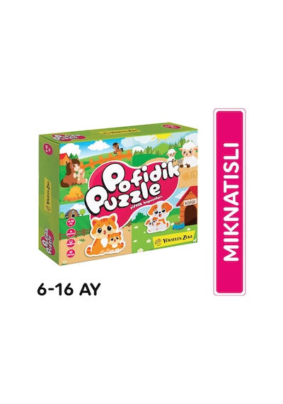 6-16 Ay İlk Pofidik Puzzle - Çiftlik Hayvanları