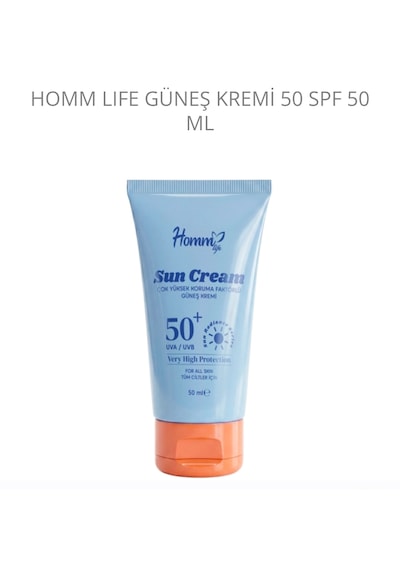 Homm Life Güneş Kremi SPF50+ 50 ML