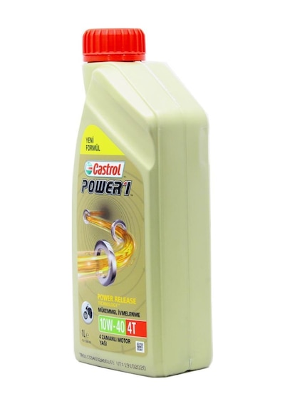 Castrol PoWer 1 4t 10W-40 1 L 4 Zamanlı Motosiklet Yağı (2 Adet)