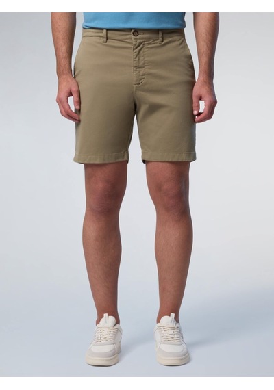 North Sails Star Regular Fit Chino Erkek Şort-33510 Haki