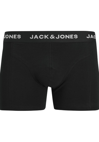 Jack & Jones Jacflower Skull Pamuklu Erkek Boxer 3 Lü Paket Siyah