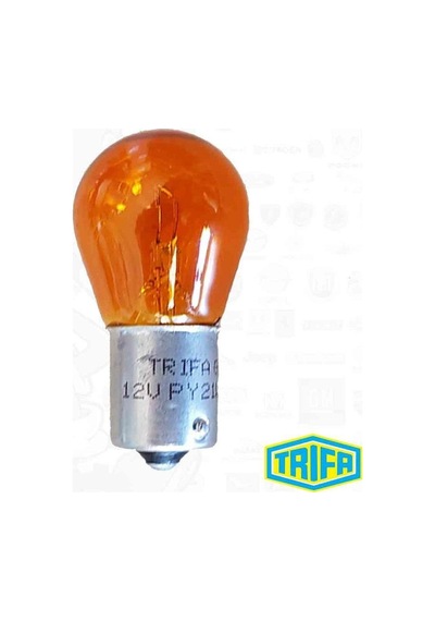 Trıfa 12v 93 Ampul 21w Turuncu Düz Tırnak Germany