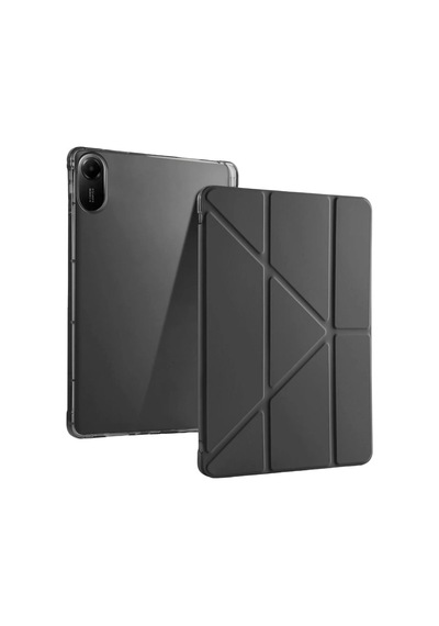 Xiaomi Redmi Pad 2 Kalemlikli Mars Tablet Kılıfı - Siyah Arka Kapak