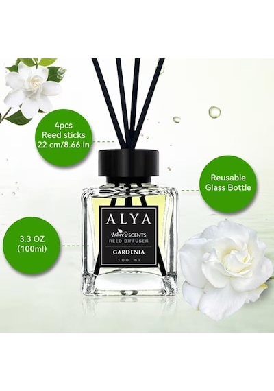 Gardenia Bambu Çubuklu Oda Kokusu- Gardenya Kokusu Diğer