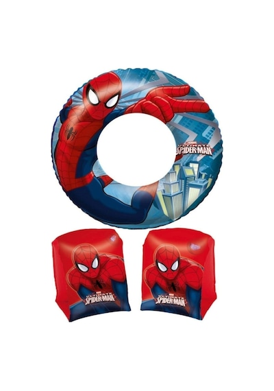 Örümcek Adam Spiderman Lisanslı Deniz Havuz Çocuk Can Simidi Ve K Çok Renkli