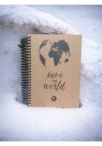 Kraft Spiralli Defter 16x22 120 Yaprak Çizgili-kareli Çizgili