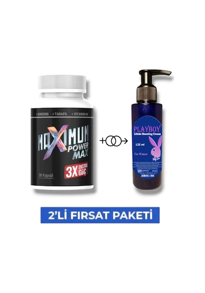 Maximum Power Erkeklere Özel 30lu Muzice Libdo Arttrc Krem 125 Ml