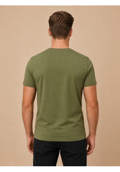 Vogoss Actıon Baskılı Erkek T-shırt 62494-30010 Olive Drab
