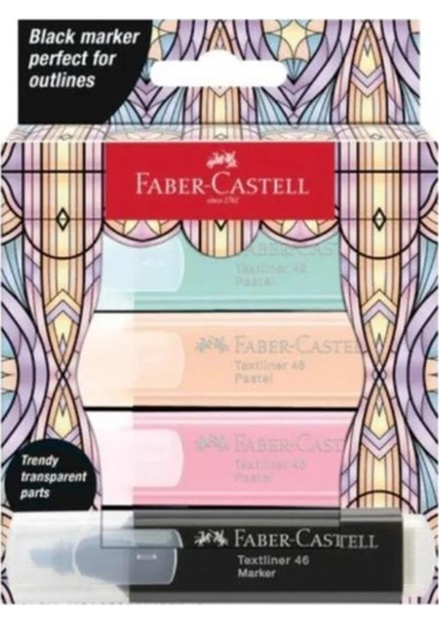 Faber-castell Glassy Pastel 10x4 Sta Çok Renkli