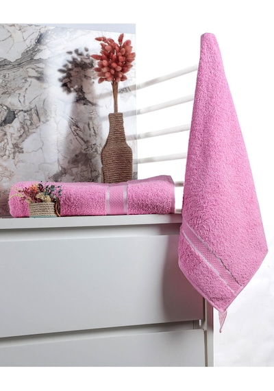 %100 Pamuk 2 Parça Kadın/erkek Banyo Duş Hamam Havlu Seti 90x150 Cm 001