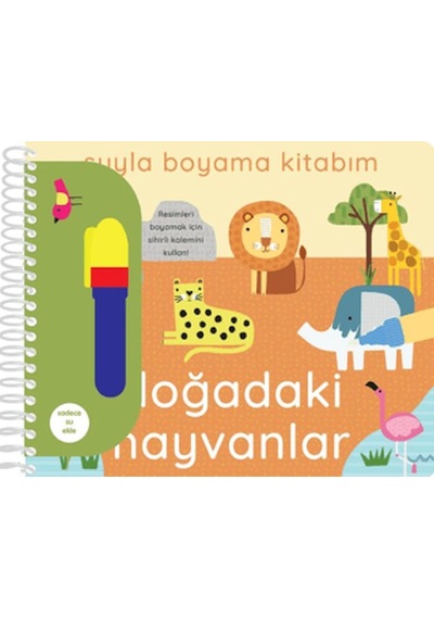 Suyla Boyama Kitabım - Doğadaki Hayvanlar - Qhdh-896966
