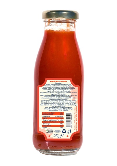 Org.ketcap 275 G Organik Sertifikalı, Pestisit Analizli