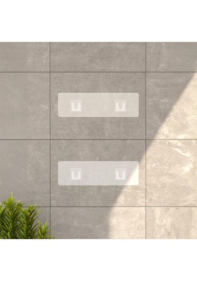 Lexroo 2'li Set Siyah Yapışkanlı Banyo Duş Rafı