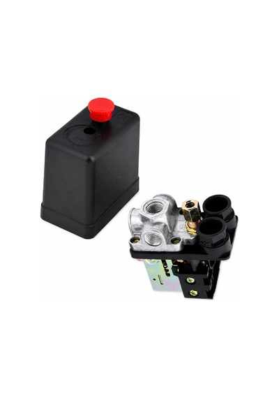 Kompresör Basınç Şalteri Bar10 250 Volt 1/4'' Açma Kapama Hava Kompresörü Basınç Kontrol Aleti Kompresör Basınç Şalteri Bar10 250 Volt 1/4'' Açma Kapama Hava Kompresörü Basınç Kontrol Aleti
