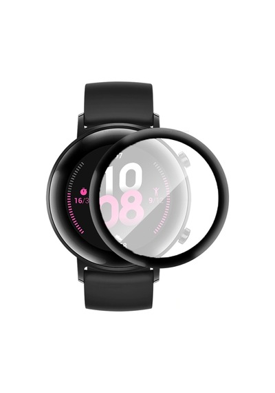 Lexroo Huawei Gt2 46mm Eko Pmma Pet Saat Ekran Koruyucu - Siyah