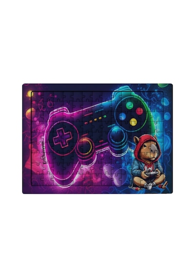 Ghostbastır Design Capibara 99 Parça Ayaklı Puzzle Dekoratif Çocuk Yapbozu 088