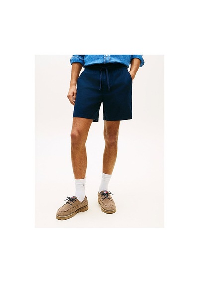 Tommy Hilfiger Erkek Tjm Linen Blend Şort-16145 Lacivert