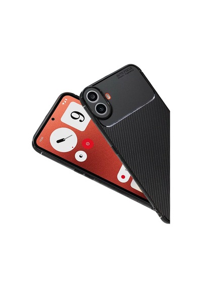 Newface Nothing Phone Nothing Cmf Phone 1 Auto Focus Karbon Kapak - Siyah Çok Renkli