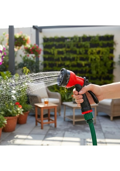 Ayarlanabilir Bahçe Sulama 8 Fonksiyonlu Tabancası Dayanıklı Yüksek Basınçlı Dayanıklı 5'li Set Genel