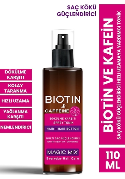 Procsın Magic Mix Biotin Ve Kafein İçeren Saç Kökü Hızlı Uzamaya Yardımcı Tonik 110 ML