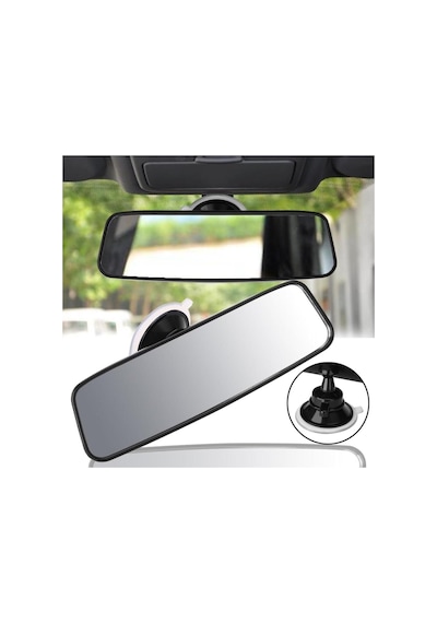 Iç Dikiz Ilave Ayna Cama Vantuslu Kilitli Ayarlı 240mm Standart