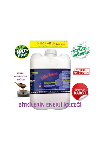 Sıvı Organik Gübre Köklendirme Hammaddesi Net 20 Kg