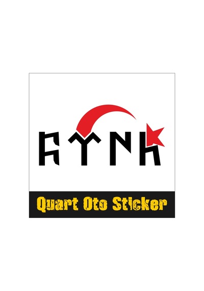 Göktürkçe Türk Oto Sticker Araç Sticker
