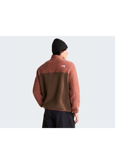 The North Face M Yumıorı 1/4 Zıp Erkek Outdoor Çeyrek Fermuarlı Polar Üst Nf0a883suh01 Kahverengi