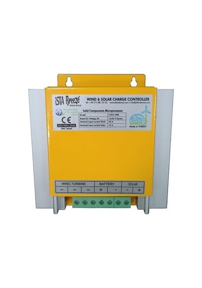 İstaBreeze 800 Watt 12 Volt - 24 Volt Hibrit Şarj Kontrol Cihazı