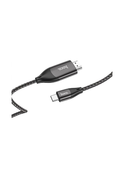 Hoco Ua16 Type-C To Hdmı 4K 30Hz Ses Ve Görüntü Aktarma Kablosu (552035000)-Siyah