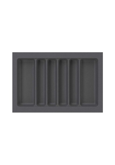 Starax 74x49 Antrasit Plastik Kepçelik 6 Gözlü S-2689-ap Çok Renkli