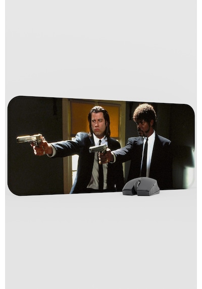 Pulp Fiction Ucuz Roman Tarantino V2 70x30 Xl Gaming Kauçuk Kaymaz Taban Mouse Pad Fare Altlığı