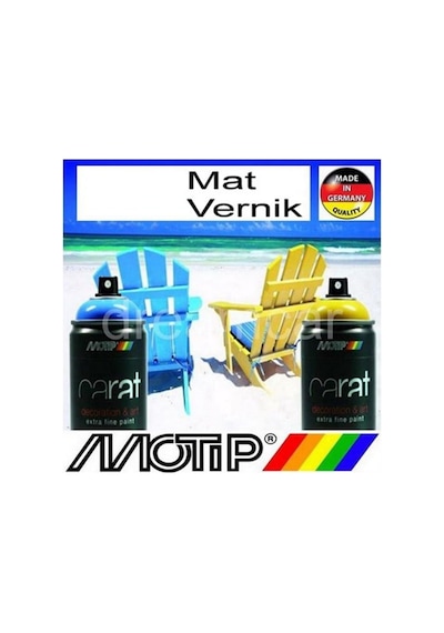 Motip Carat Mat Akrilik Vernik 400 Ml. Made In Germany