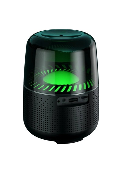 Premium Mobil Ses Gece Lambası Renkli Işık Rgb Işıklı 1800mah Kablosuz Bluetooth Hoparlör F37