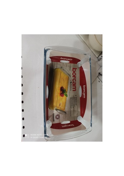 Paşabahçe Borcam Baton 250x115mm Dikdörtgen Midi Fırın Kek Kalıbı 1120 Cc Kutuludur Cam
