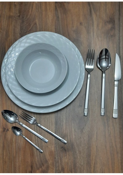 Kardelen 12 Kişilik 72 Parça Set Turkuaz Model