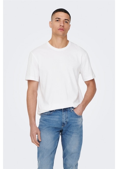 Onsmax Lıfe Ss Stıtch Tee Noos Erkek Beyaz T-shirt - 22025208 Beyaz