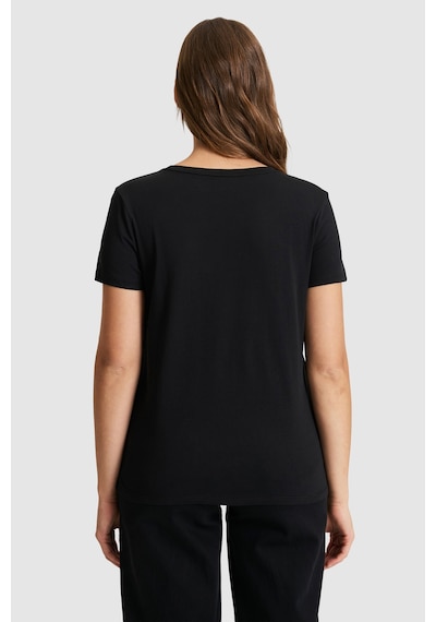 U.s. Polo Assn. Kadın Siyah Tişört Basic 50323450-vr046 U.s. Polo Assn. Kadın Siyah Tişört Basic 50323450-vr046